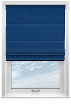 Knightsbridge, Navy - Twist&Fit Roman Blind